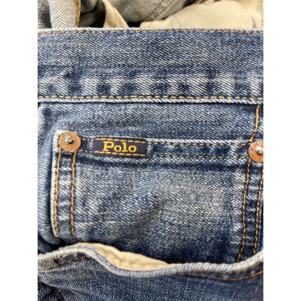 Polo Ralph Lauren Mens 38x 30 Varick Slim Staight Jeans Nice Casual - Picture 2 of 9